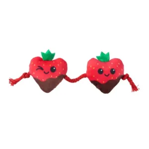 FuzzYard Strawberry Hearts Catnip Cat Toy^^^