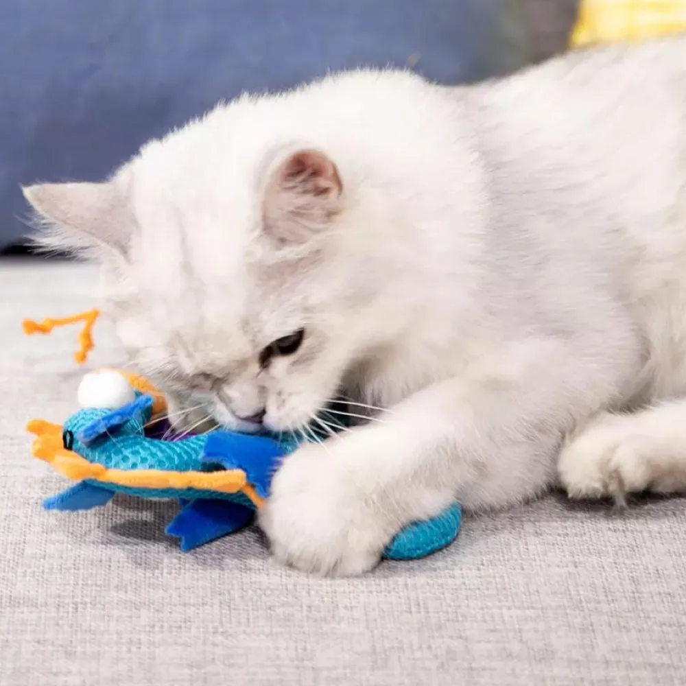 GiGwi Dental Mesh Catnip Cat Toy (Seahorse)