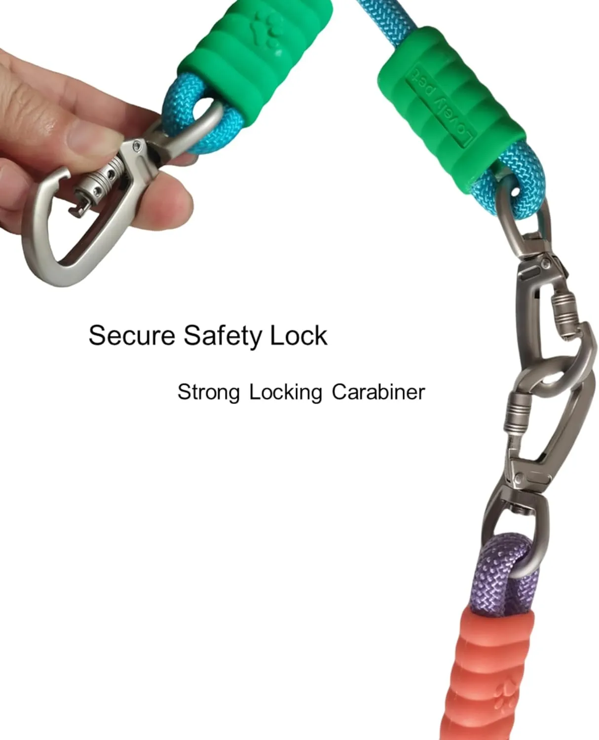 Hands Free Dog Leash,Adjustable Bungee Waist & Crossbody Leash with Comfortable Handle,Heavy Duty Nylon Rope for Small to Large Dogs,Safety Lock for Running,Hiking,Walking (Purple)
