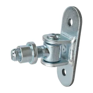 HI/70 Adjustable Gate Hinge M16 With Nut On Back Plate 115mm x 40mm