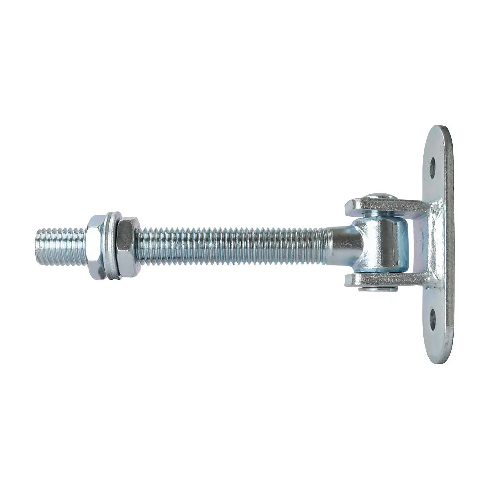 HI/84 Adjustable Gate Hinge With Back Plate 140 x 40mm M18 x 138mm Thread
