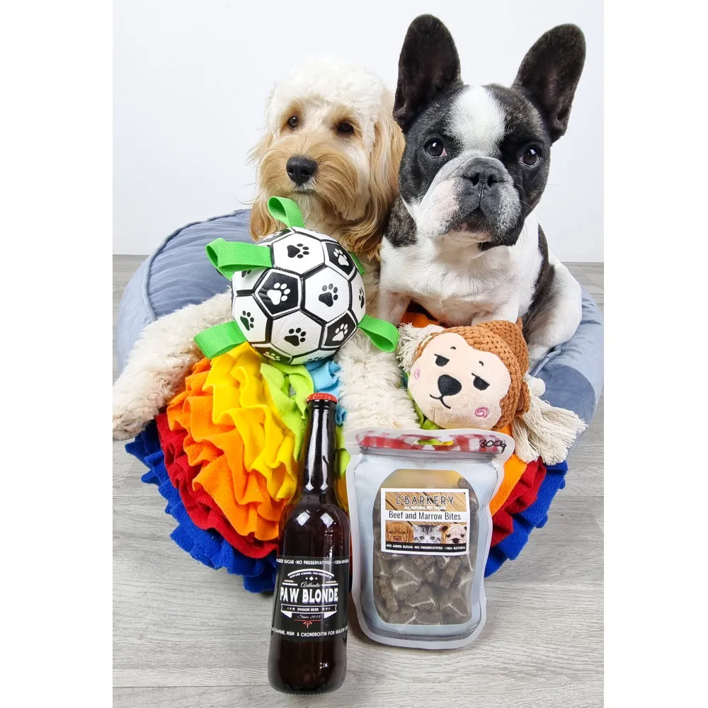 Interactive Dog Soccer Ball With Grab Tabs