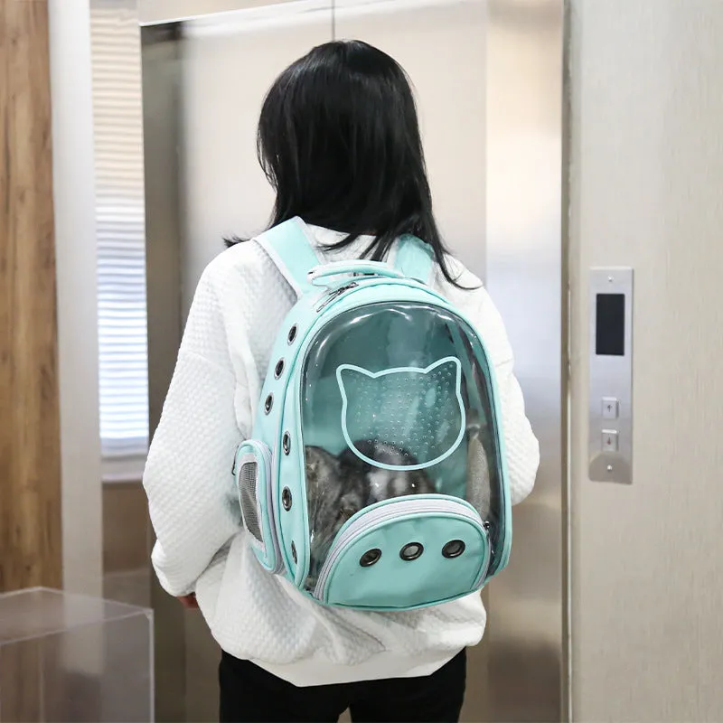 KittensTransparent Carrier Pet Backpack