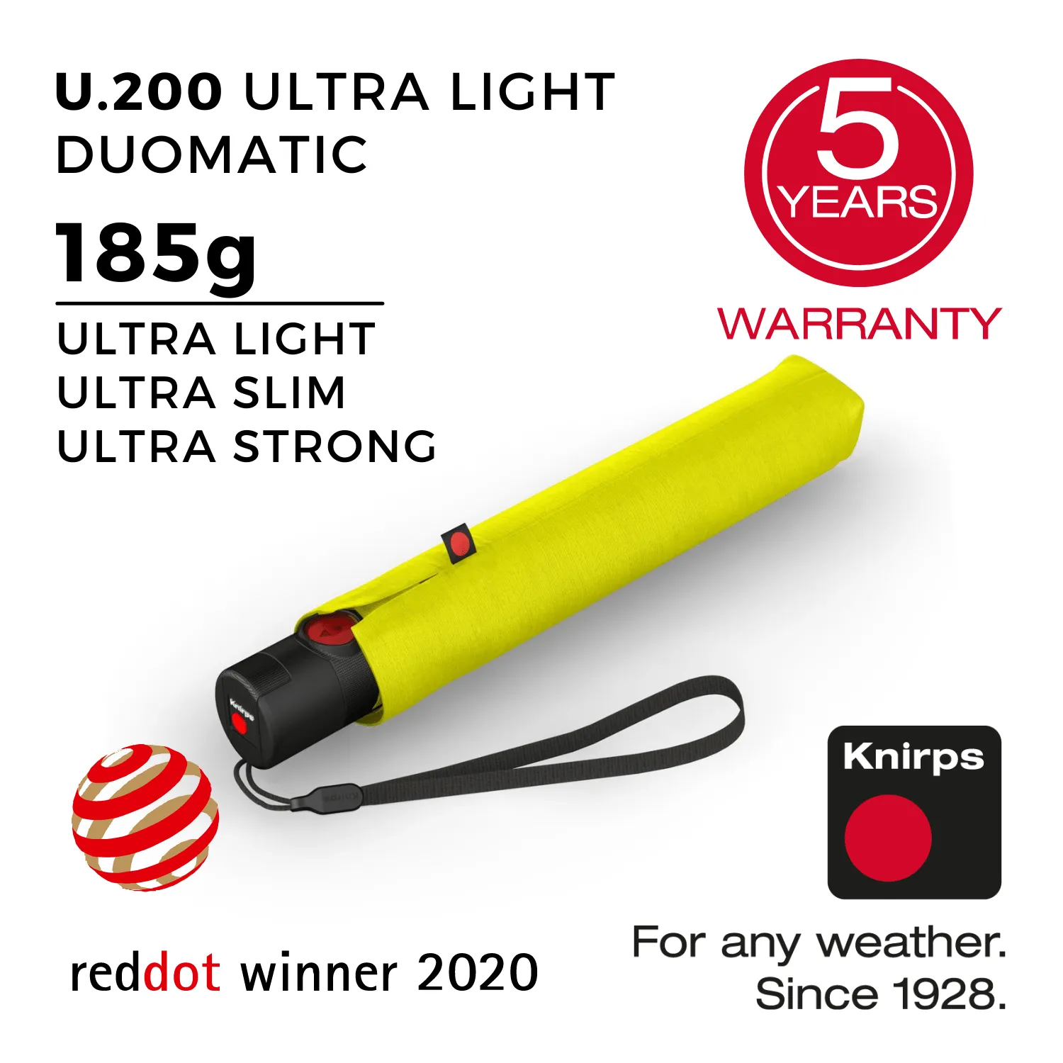 Knirps U.200 Ultra Light Duomatic Umbrella