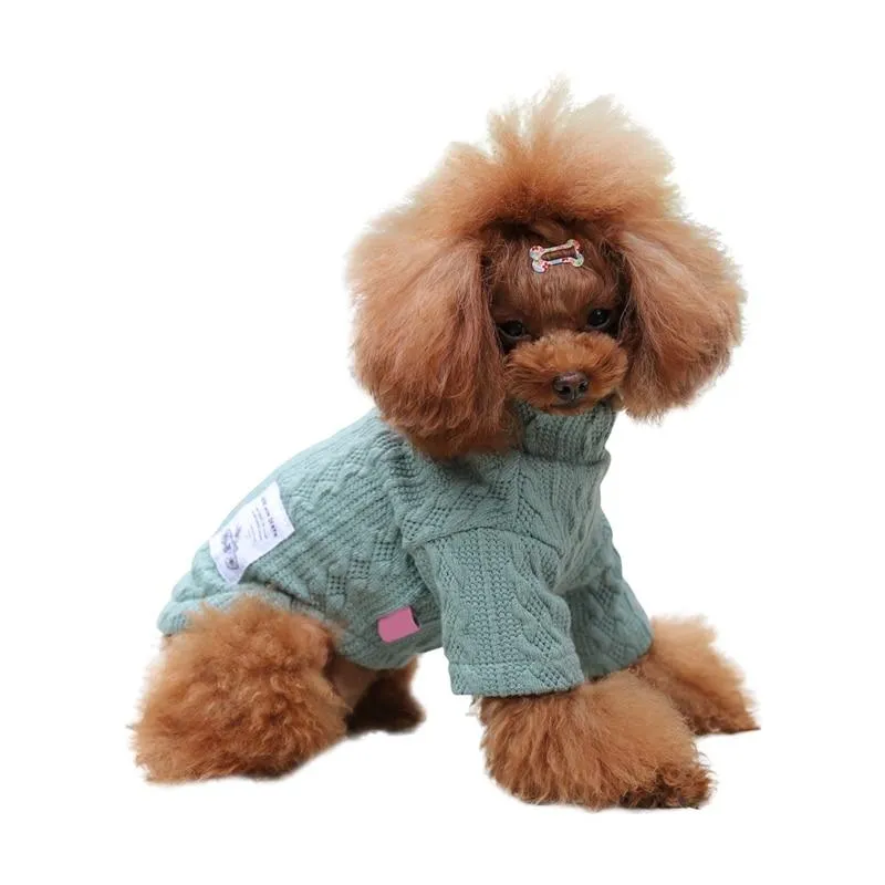 Knitted Dog Sweater - 2 Color Options