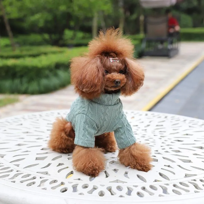 Knitted Dog Sweater - 2 Color Options
