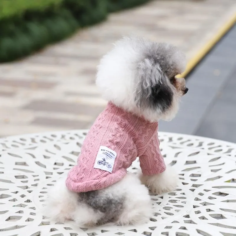 Knitted Dog Sweater - 2 Color Options