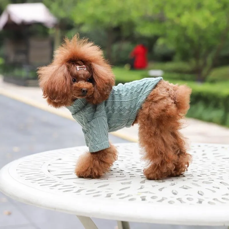 Knitted Dog Sweater - 2 Color Options