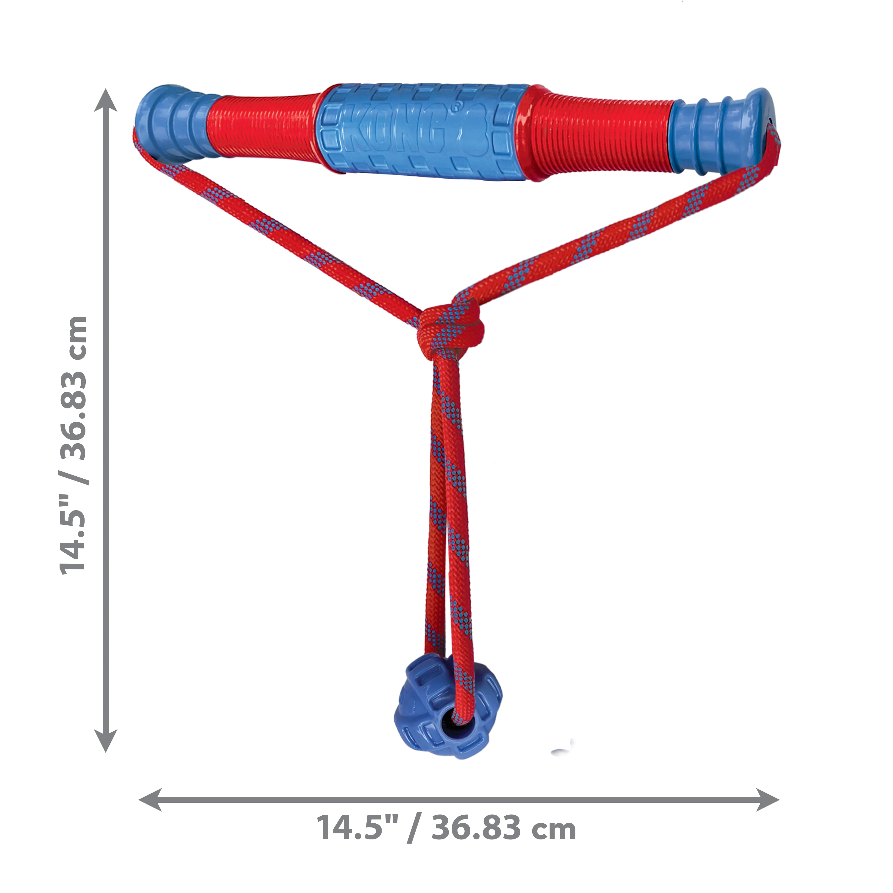 KONG Jaxx Mega Tug Blue Dog Toy