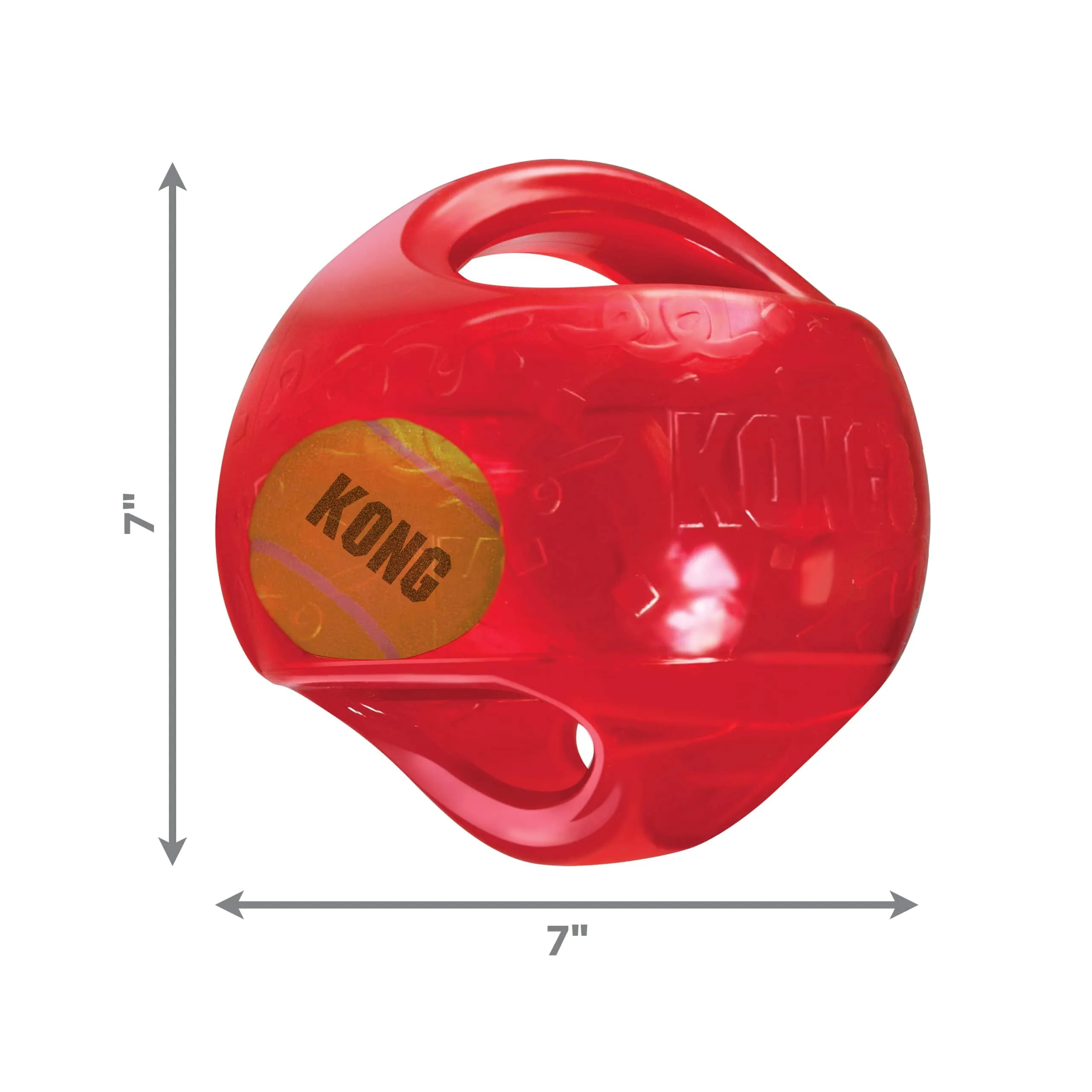 Kong Jumbler Ball Interactive Fetch and Squeak Dog Toy