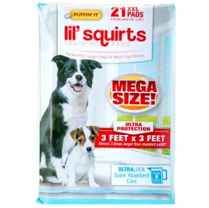Lil' Squirts Mega Size Training Pads, XXL
