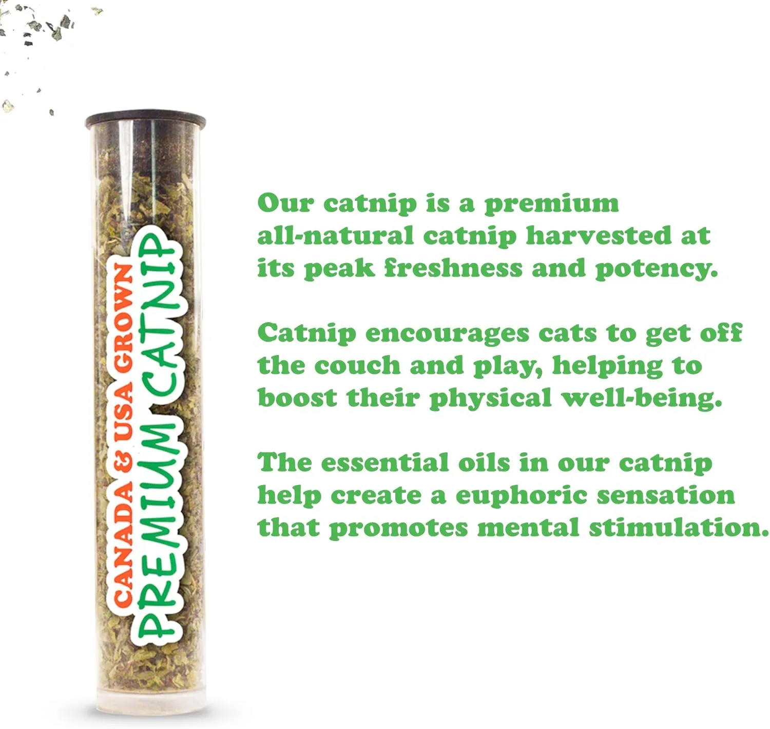 Meowijuana | Get Kickin' | Refillable Rainbow Kicker Cat Toy | Promotes Play and Cat Health | Includes Organic Catnip Grown in North America | Feline and Cat Lover Approved