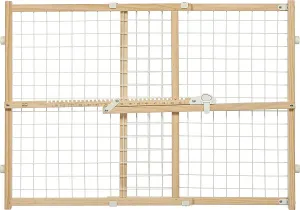 MidWest Wire Mesh Wood Presuure Mount Pet Safety Gate