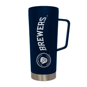 Milwaukee Brewers 18 oz. ROADIE with Handle Travel Mug