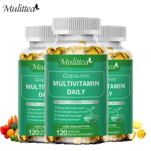Mulittea Multivitamin & Mineral Helps Immune Mood Balance Brighten Supports Joints Skin & Nails Health Immune Supplement in Pakistan