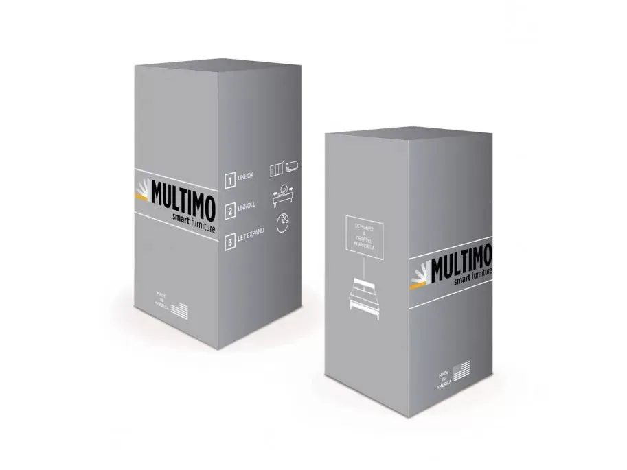 Multimo - King 8 Inch Cooling Memory Foam MEDIUM FIRM Mattress