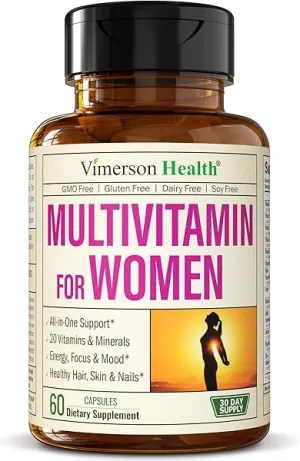 Multivitamin for Women - Womens Multivitamin & Multimineral Supplement for Energy, Mood, Hair, Skin & Nails - Womens Daily Multivitamins A, B, C, D, E, Zinc, Calcium & More. Women's Vitamins Capsules in Pakistan