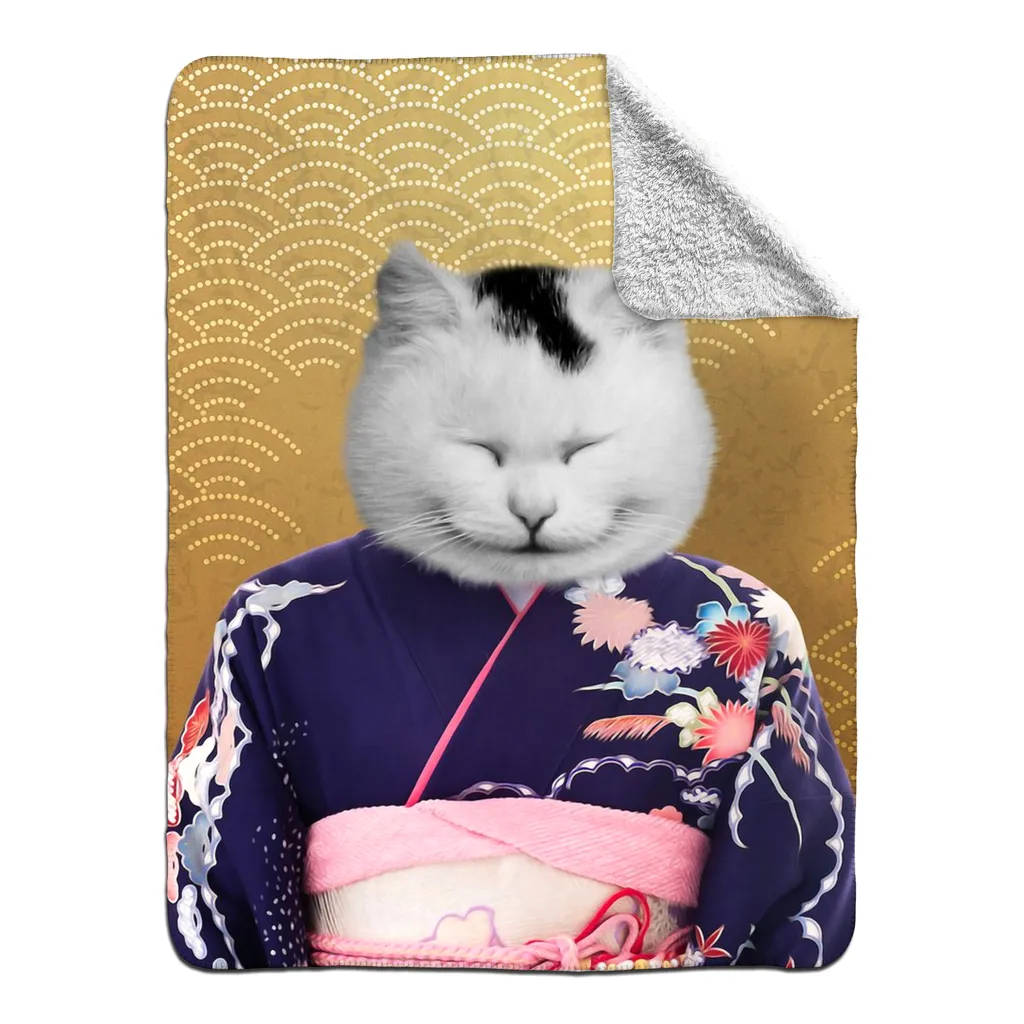 MURASAKI NO SANBUN - FLEECE SHERPA BLANKET