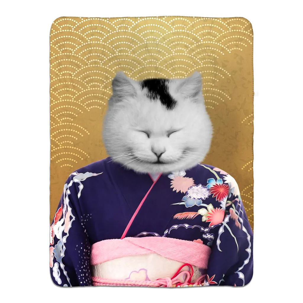 MURASAKI NO SANBUN - FLEECE SHERPA BLANKET