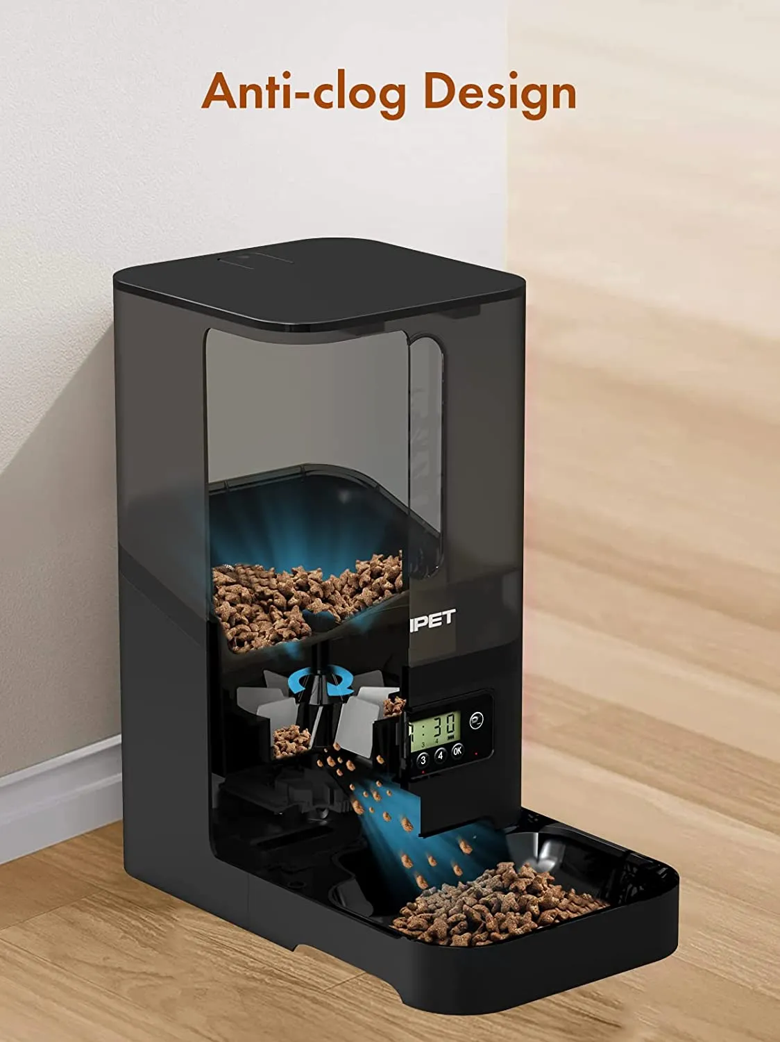 NPET 1.59 Gallon Automatic Pet Feeder Food Dispenser
