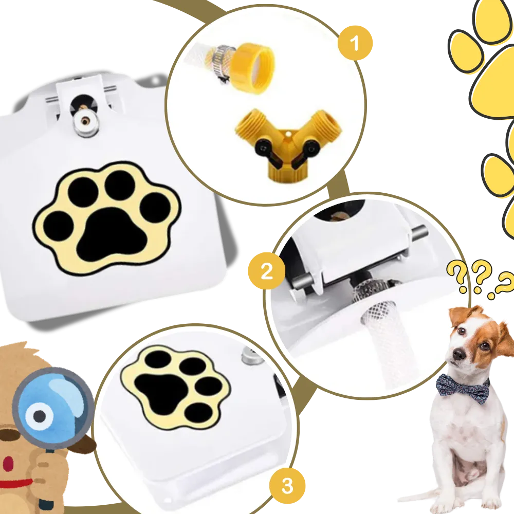 Paw Activated Dog Water Fountain