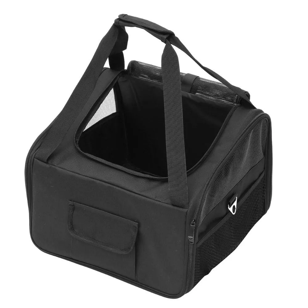 Paws & Claws FOLDABLE PET CAR SEAT CARRIER DUAL ENTRY
