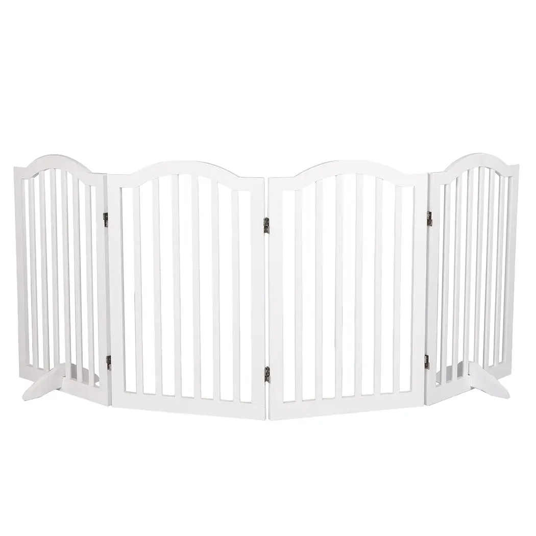 PaWz Freestanding Wooden Pet Gate Door 3/4 Panels