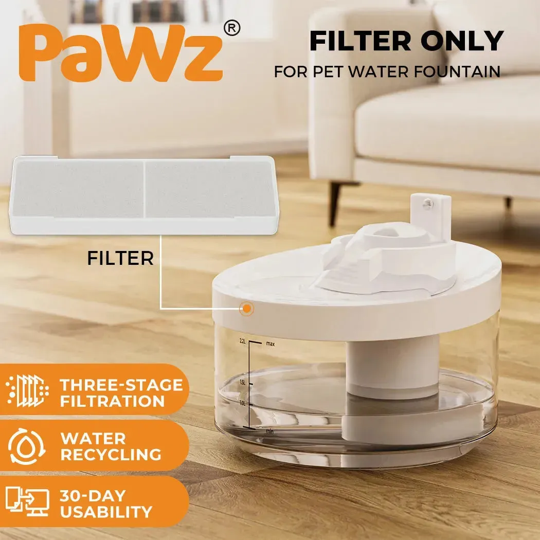 Pawz LED Automatic Electric Pet Water Fountain Dog Cat Drinking Dispenser 2.2L