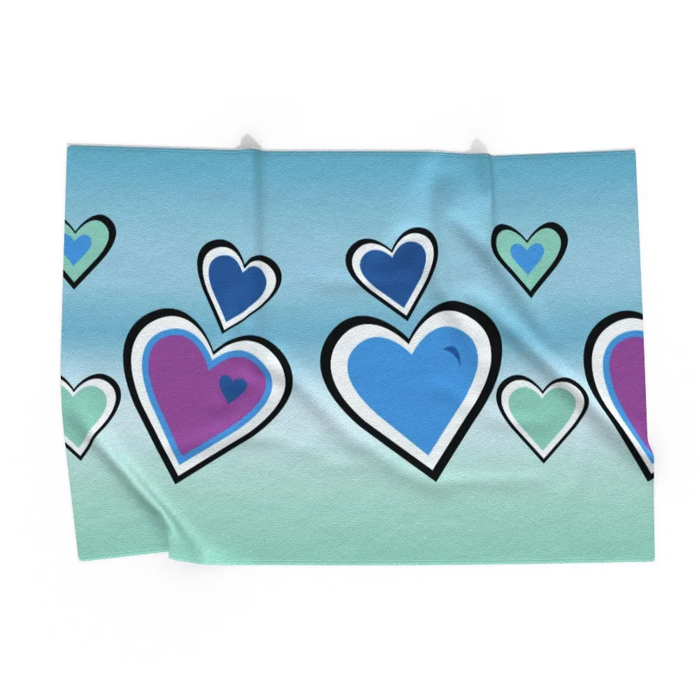 Pet Blanket Throw - Hearts