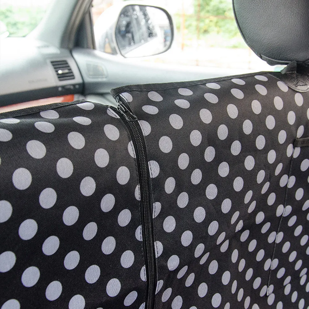 Pet Car Seat Hammock Cover - Black
