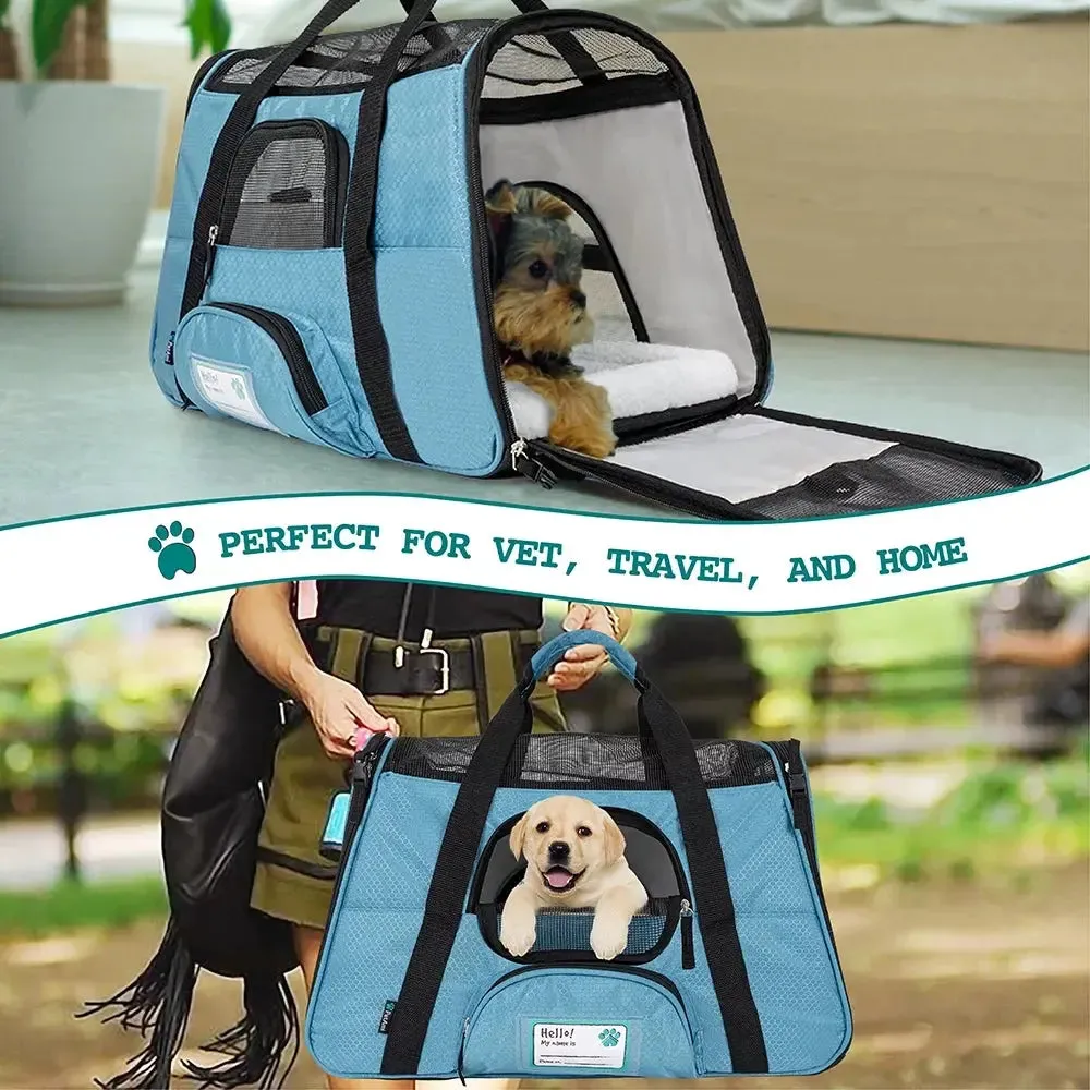 Pet carrier Premium Airline Approved Soft Sided Pet Carrier