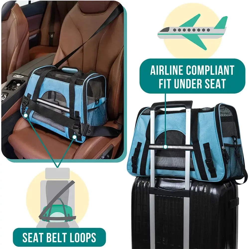 Pet carrier Premium Airline Approved Soft Sided Pet Carrier