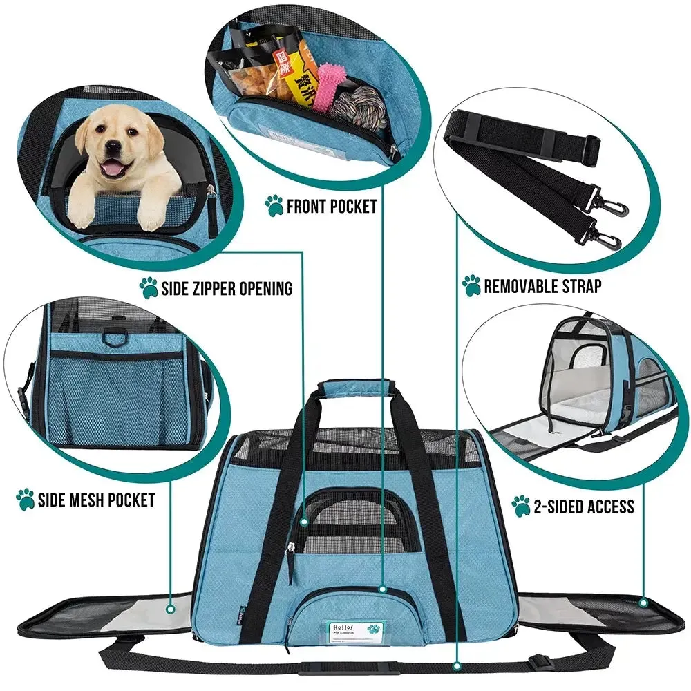 Pet carrier Premium Airline Approved Soft Sided Pet Carrier