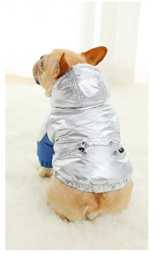 Pet / Dog / Cat Cool Silver Hoodie Jacket