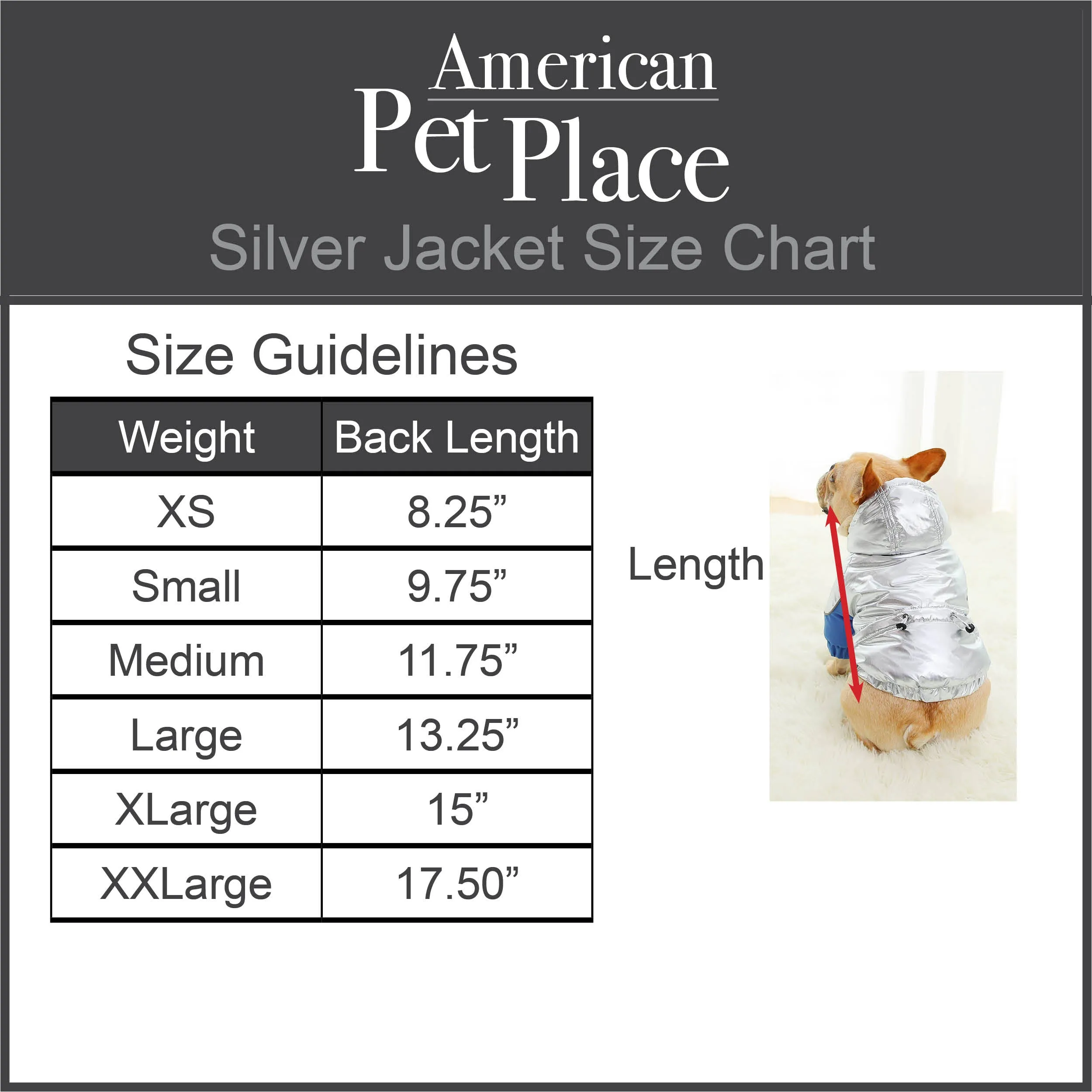 Pet / Dog / Cat Cool Silver Hoodie Jacket