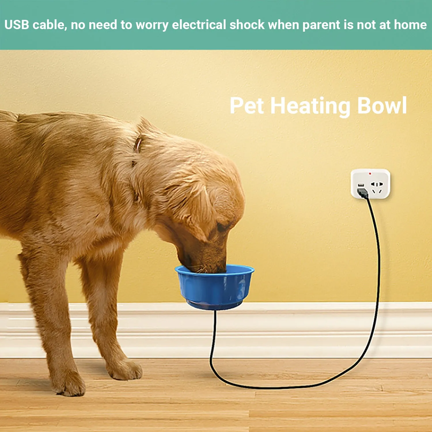 Pipers Pet Water Bowl Heating Constant Temperature Automatic Dispenser Feeding
