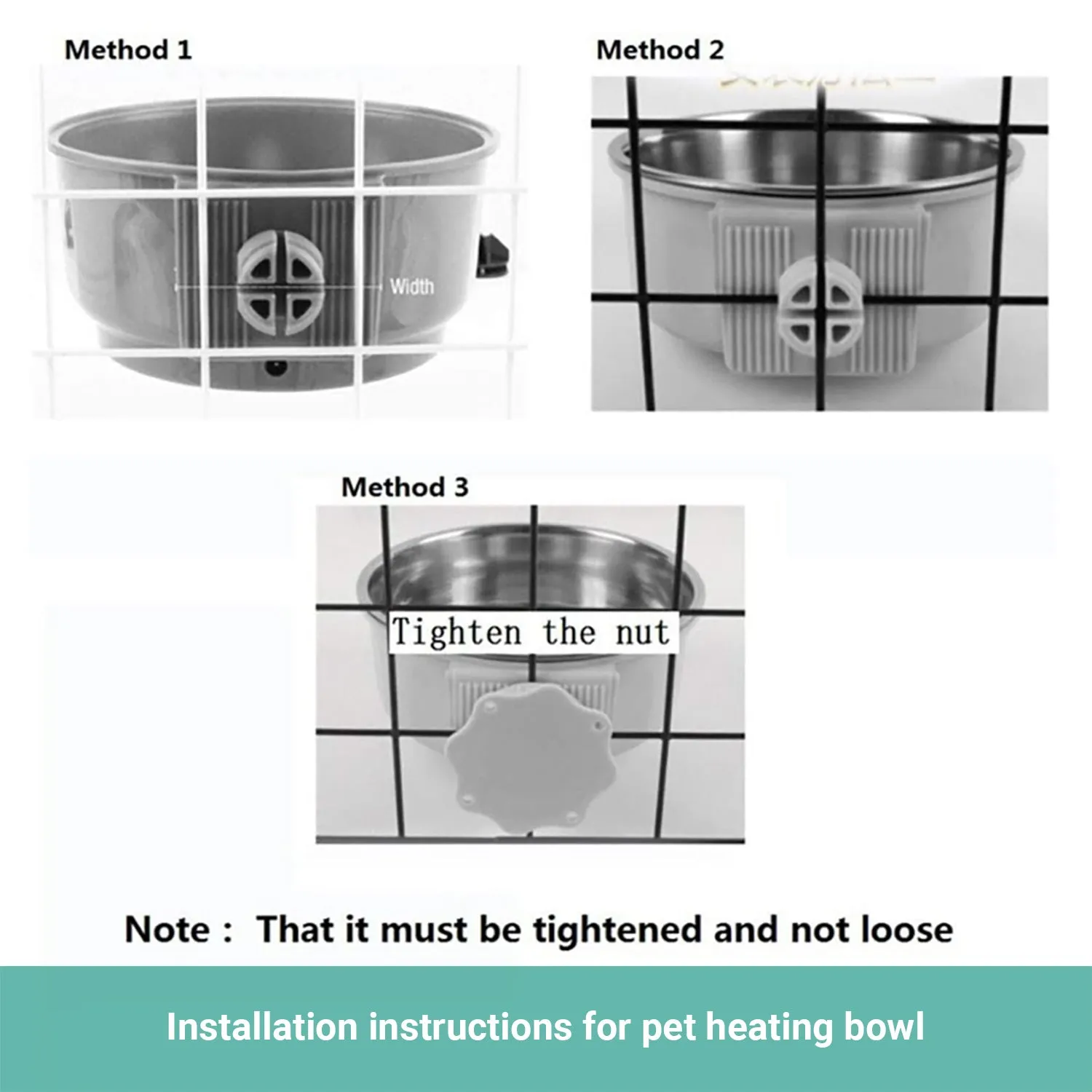 Pipers Pet Water Bowl Heating Constant Temperature Automatic Dispenser Feeding