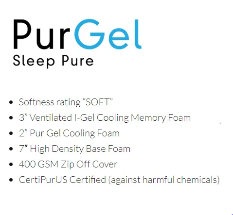 Pure Gel 12 Queen Mattress