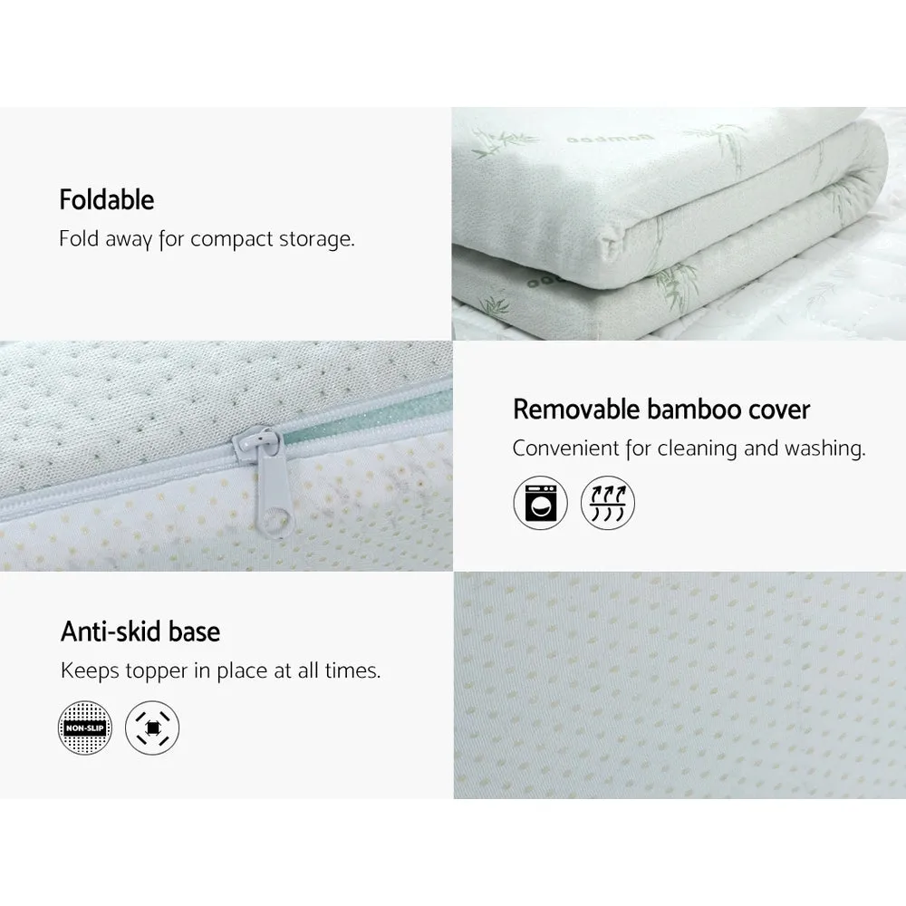 Queen Giselle Bedding Memory Foam Mattress Topper Gel 5cm