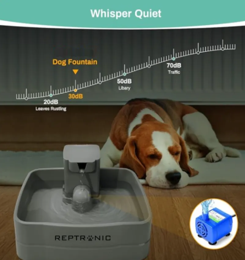 Reptronic XL Grey Pet Fountain- 7.6L