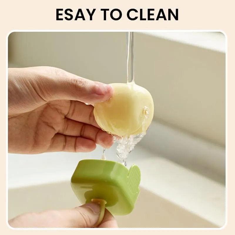 Reusable Portable Lint RollerMini Lint Remover with Storage Case, Handle Extra Sticky Adhesive Sheets Washable Fuzz Ball.Pet Hair Remover for Clothes, Car SeatsTravelHome Use (Green White)
