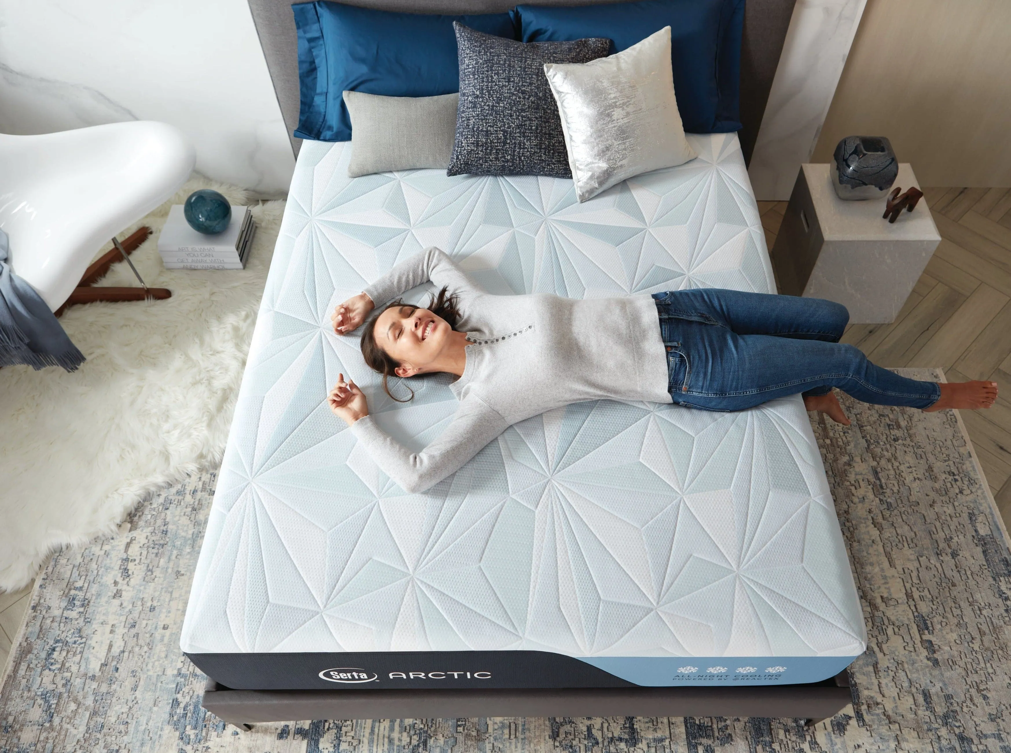Serta® Arctic Plush Foam 13.5" Mattress with 15X Cooling Reactex Foam