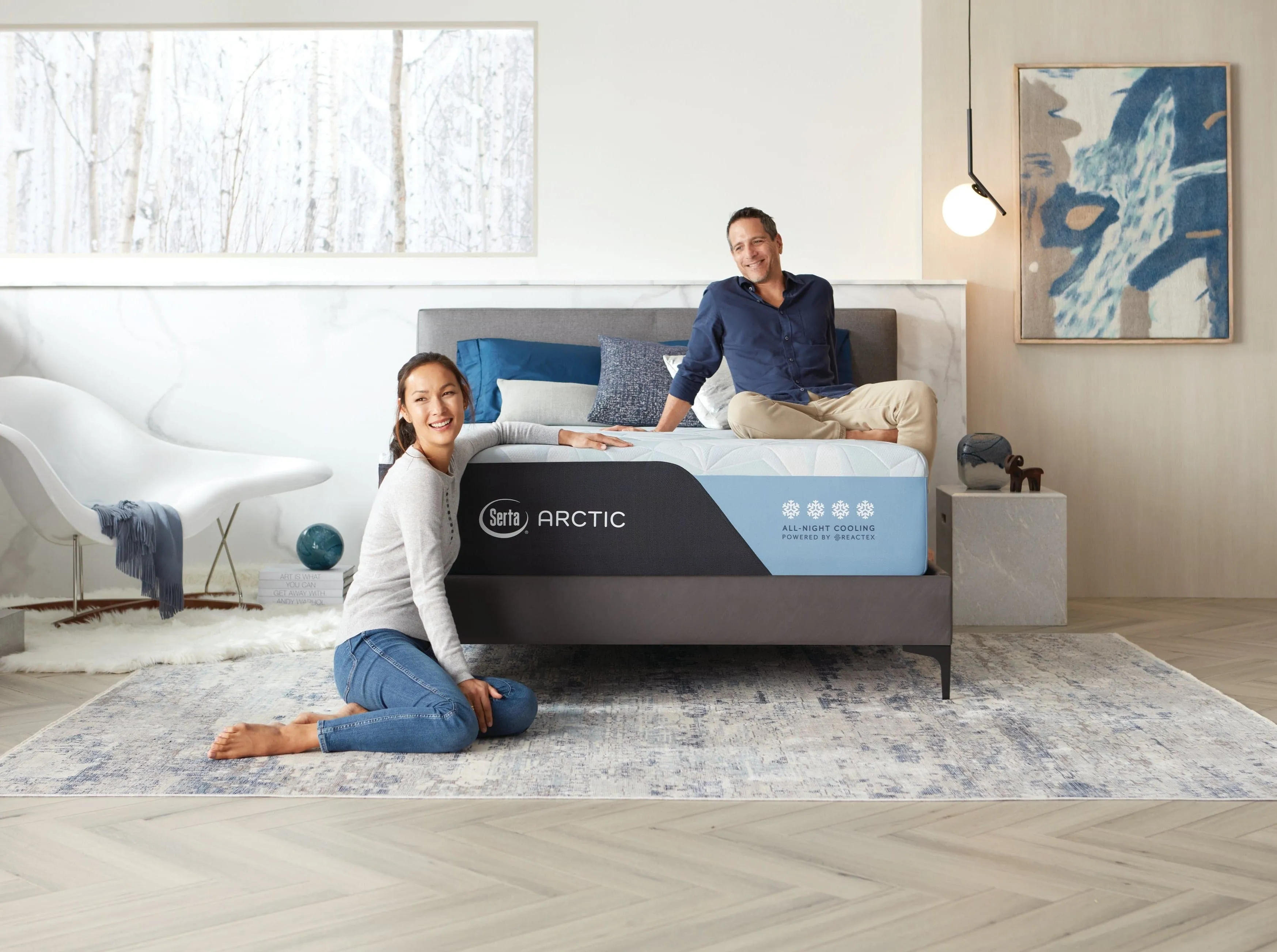 Serta® Arctic Plush Foam 13.5" Mattress with 15X Cooling Reactex Foam