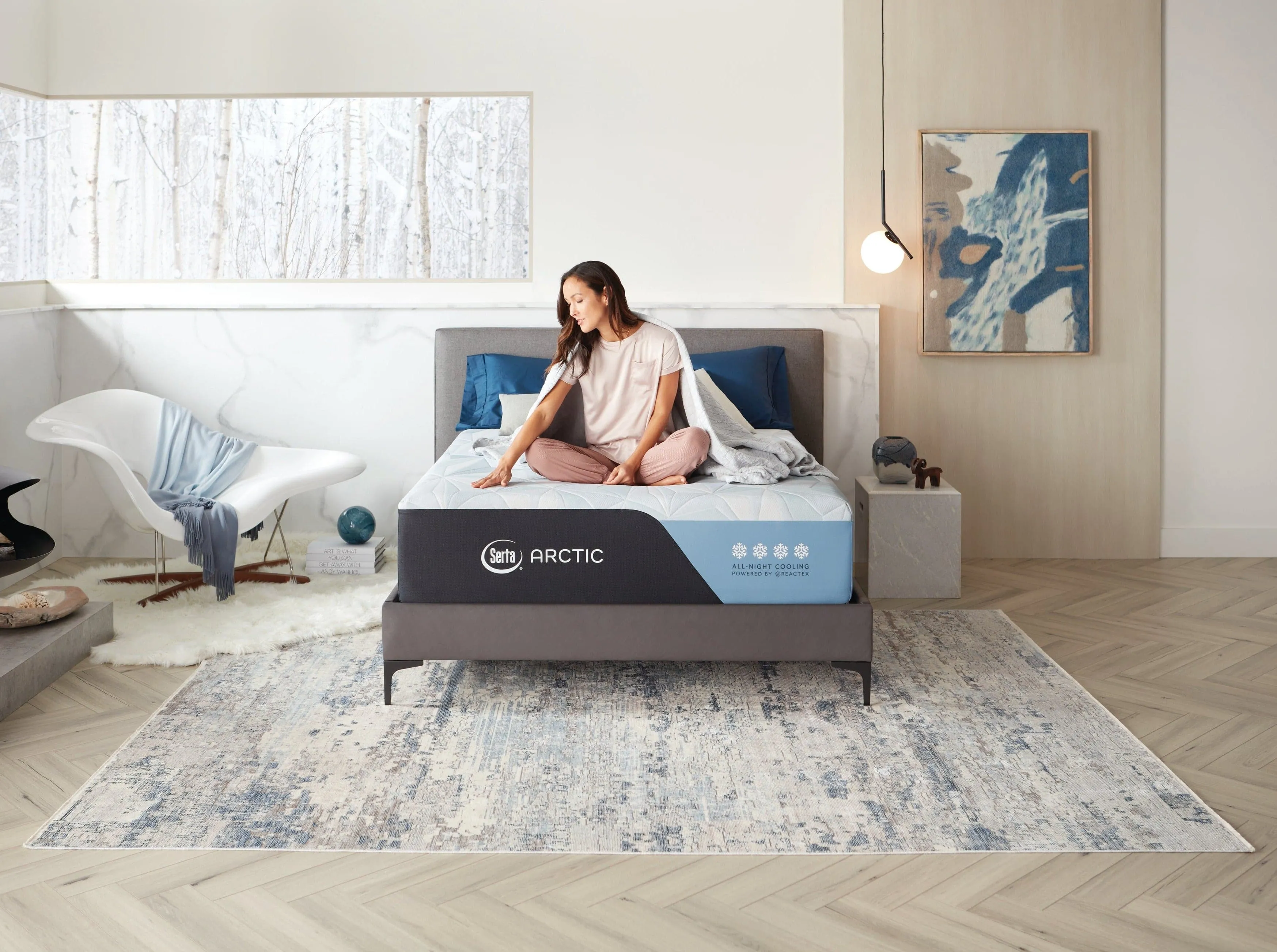 Serta® Arctic Plush Foam 13.5" Mattress with 15X Cooling Reactex Foam
