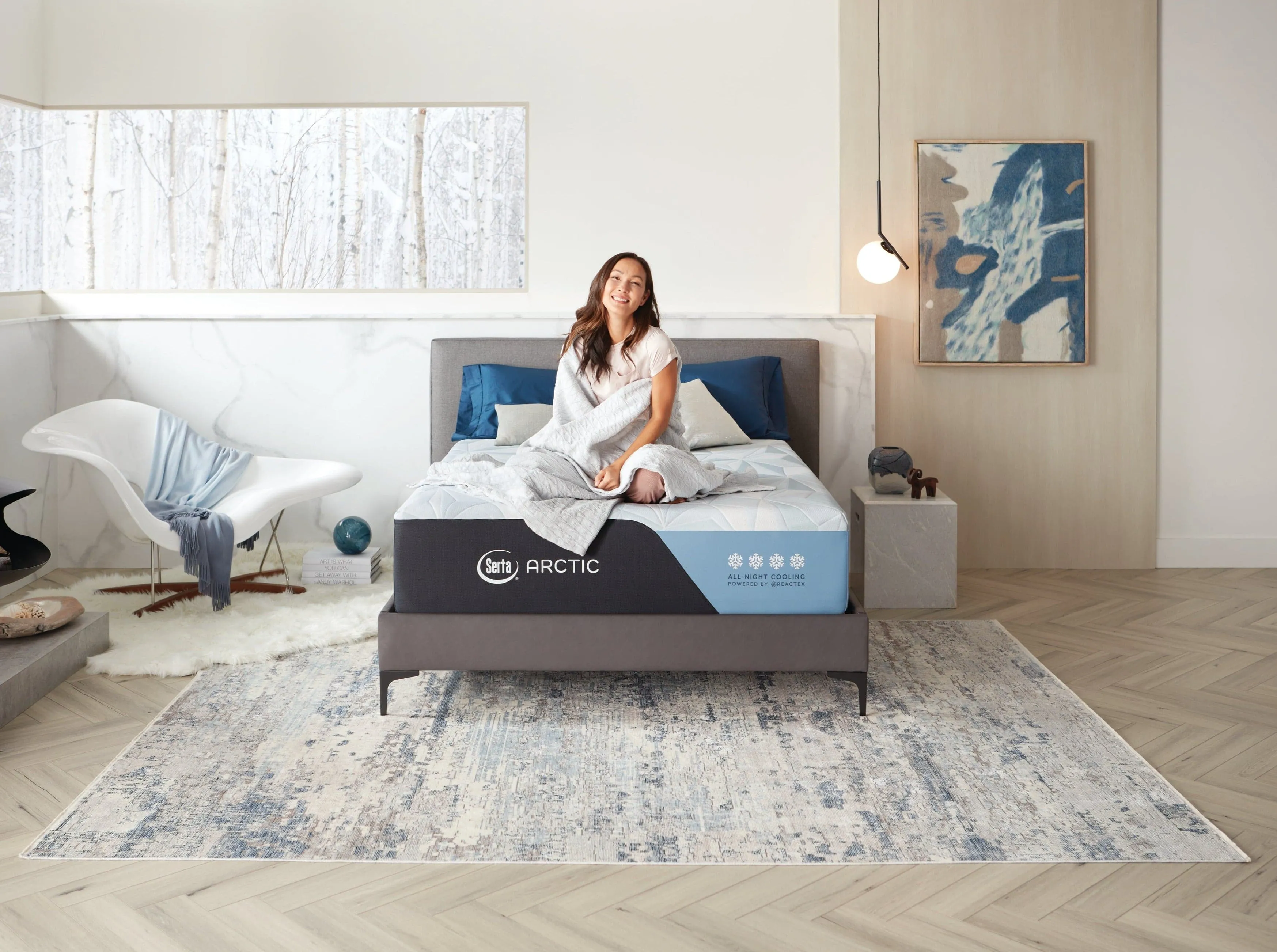 Serta® Arctic Plush Foam 13.5" Mattress with 15X Cooling Reactex Foam