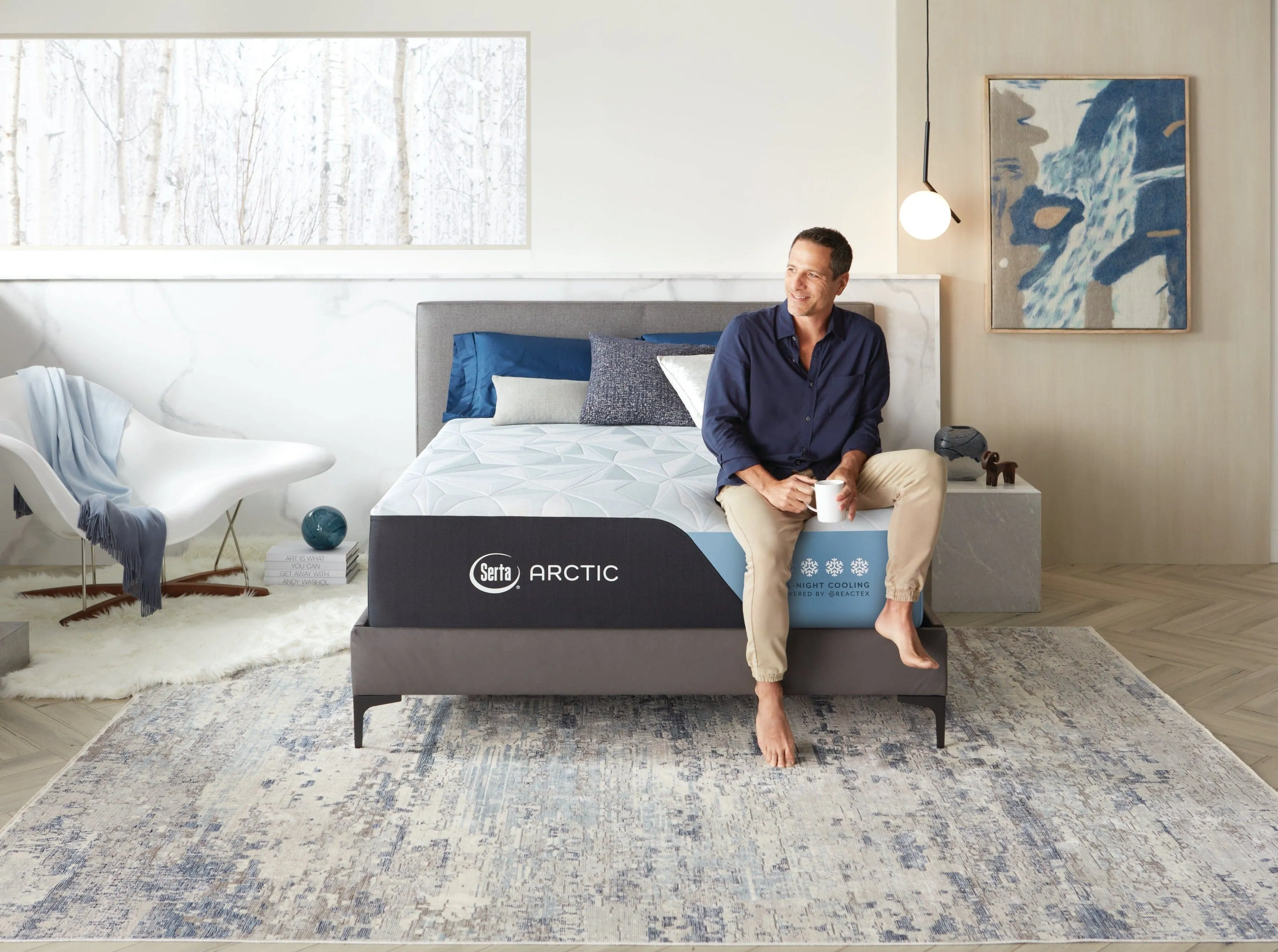 Serta® Arctic Plush Foam 13.5" Mattress with 15X Cooling Reactex Foam