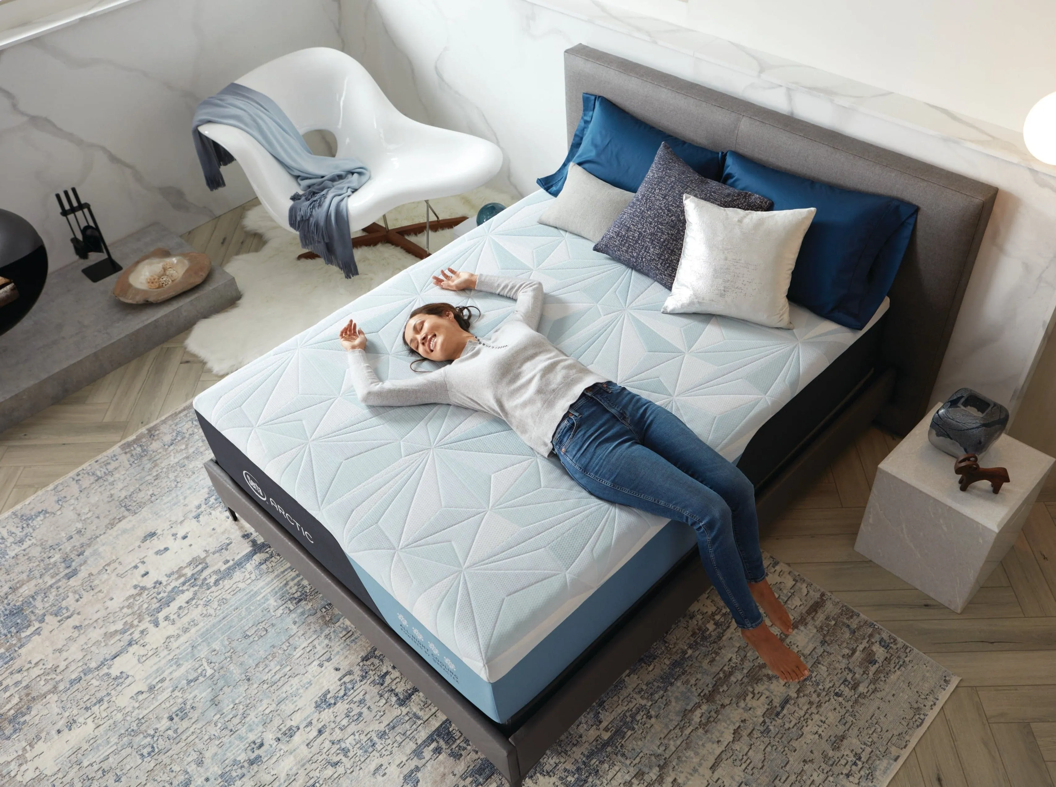 Serta® Arctic Plush Foam 13.5" Mattress with 15X Cooling Reactex Foam