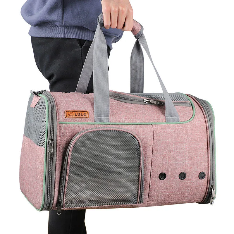Shoulder Strap Collapsible Pet Travel Carrier