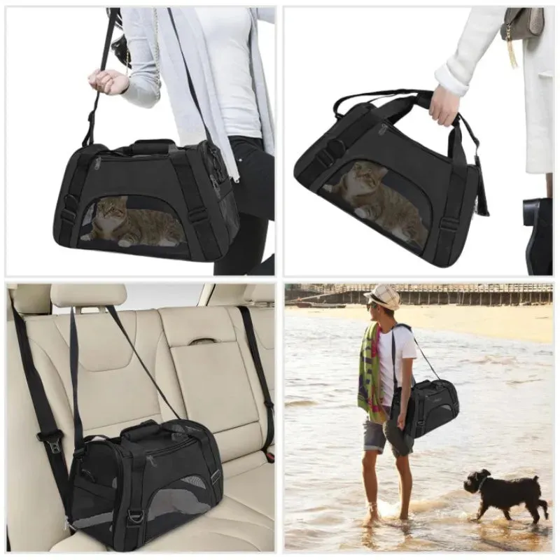 Soft-Sided Portable Bags for Cats Dogs