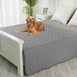 SPXTEX Dog Bed Cover Washable Pee Pads Dog Blankets for Puppy Large Dog Cat,Sofa Reversible Changing Pad Reusable 1 Piece68"x82",Dark Grey Grey